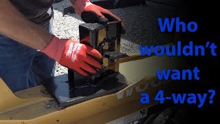 Installing A 4Way Wedge On My Log Splitter  40 [upl. by Nnylimaj]