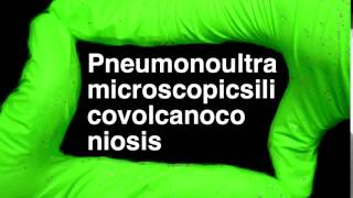 How to Pronounce Pneumonoultramicroscopicsilicovolcanoconiosis [upl. by Martinez634]