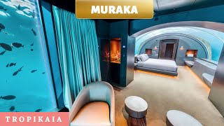 THE MURAKA Maldives Underwater Hotel Room Inside Look [upl. by Johnson]