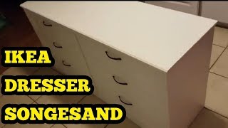 IKEA SONGESAND 6 DRAWER DRESSER REVIEW [upl. by Zubkoff]