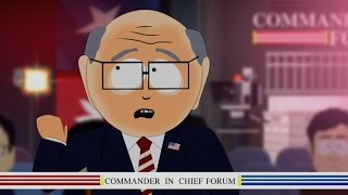 Mr Garrison at the Commander In Chief Forum [upl. by Yemar387]