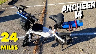 Ancheer 14 Ebike Testing 125 Ah Battery ebike [upl. by Lurline]