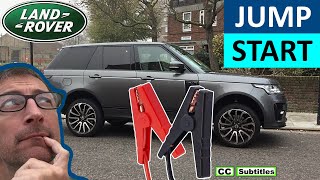 How to jump start a Range Rover [upl. by Ennadroj]