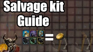 Guild Wars 2 Guide  How to use the unlimited salvage kits [upl. by Anaiek]