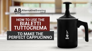 How to Use the Bialetti Tuttocrema Milk Frother [upl. by Ainafetse671]