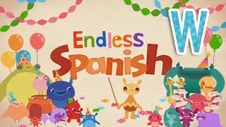 Endless Spanish Letter W  Sight Words WOK  Originator Games [upl. by Inga]