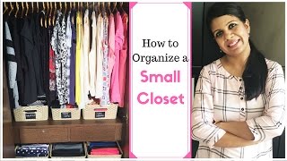 How To Organize A Small Closet Closet organization Ideas [upl. by Erena]