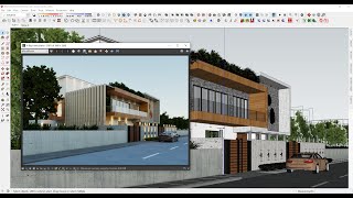 Exterior Rendering Settings in Sketchup  Vray Next Tutorial [upl. by Ranie]