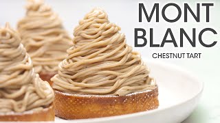 Mont Blanc Dessert Delicious Chestnut Tart Recipe With A French Chef  How To Cuisine [upl. by Eilram299]