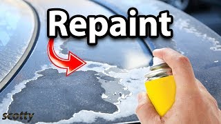 How to Repaint Faded Car Paint [upl. by Ehsiom]