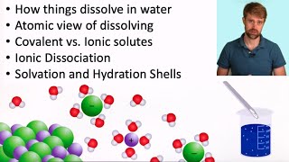 Aqueous Solutions Dissolving and Solvation [upl. by Kared]