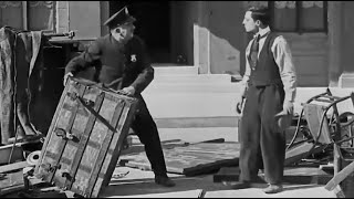 Buster Keaton Funny Cop Chase music by Jim Wilson [upl. by Emorej]