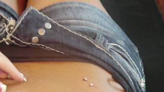 hip piercingmicro dermal anchors [upl. by Anabella]