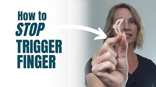 How to Stop Trigger Finger CATCHING and POPPING TRY THIS [upl. by Eob867]