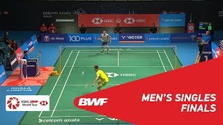 MS  LEE Chong Wei MAS 7 vs Kento MOMOTA JPN  BWF 2018 [upl. by Lehcear999]