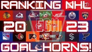 NHL Goal Horn Rankings 2023 [upl. by Supen]