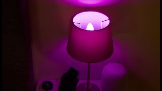 Philips hue E14 bulb Unboxing and Setup [upl. by Ahtabbat]