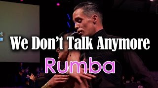 RUMBA  Dj Ice  We Dont Talk Anymore 25 BPM [upl. by Enialed]