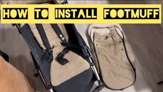 How To Install FootMuff  Yoyo Stroller [upl. by Deloris]