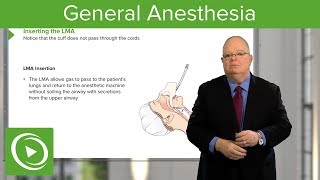 General Anesthesia – Anesthesiology  Lecturio [upl. by Dranyar]