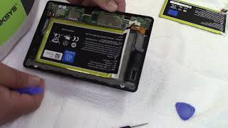 Kindle Fire HD Battery Replacement Procedure [upl. by Ammon481]