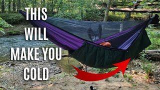 CHEAPEST HAMMOCK UNDERQUILT  Alpkit Mora Underquilt Review [upl. by Bruni]