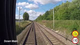 West Coast Main Line Drivers Eye View Crewe to Liverpool Lime Street [upl. by Wolfort]