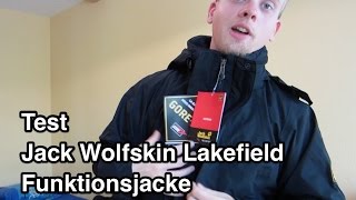 Test Jack Wolfskin Lakefield Jacke Funktionsjacke  Doppeljacke Test  Regenjacke Test [upl. by Thebazile]