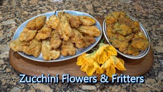 Italian Grandma Makes Zucchini Flowers amp Fritters [upl. by Zahc]