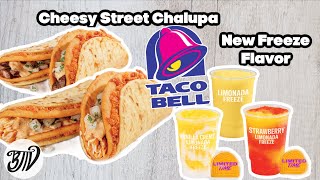 New Cheesy Street Chalupas TacoBell [upl. by Nesyt305]