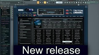 KORG TRITON Extreme VST  New RELEASE [upl. by Neiman]