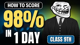 CLASS 9TH  Complete in 1 Day 🔥  how to complete syllabus in 1 day  class 9 final exam 2025 ⚠️ [upl. by Zeus]