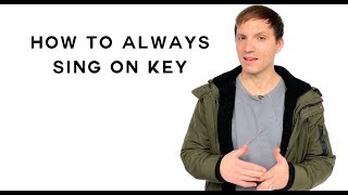 How To Sing  How To Always Sing On Key [upl. by Petula534]