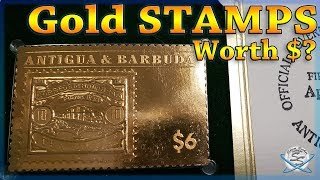 Are 24k Gold Stamps Valuable [upl. by Teryn]