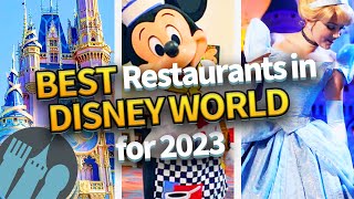 Top Restaurants in Disney World for 2023 [upl. by Ymmit]