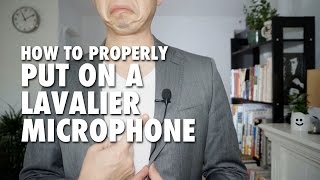 How to Properly Put On a Lavalier Microphone [upl. by Droc177]