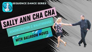 Sally Ann Cha Cha Sequence Dance Instruction [upl. by Eyma]