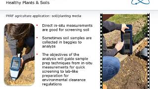 Portable XRF for Monitoring Plants and Soils [upl. by Aihsa]