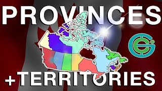 CANADA Provinces  Territories explained Geography Now [upl. by Anahsit538]