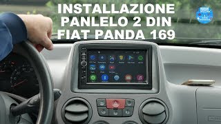 Installazione Panlelo Autoradio 2 DIN nella mia FIAT Panda 169 [upl. by Winton970]