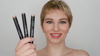 Kiko Milano Long Lasting Stick Eyeshadows Review Demo Swatches  How to Properly use them [upl. by Arlie]