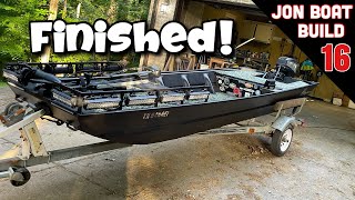 Jon Boat Build Complete  Overview of the 1436 Weldbilt [upl. by Elockcin864]