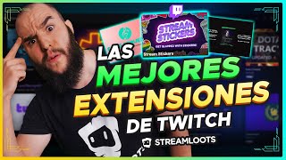 MEJORES EXTENSIONES para TWITCH 🔥 Te explico LAS 5 MEJORES extensiones para TUS STREAMS [upl. by Aryahay480]