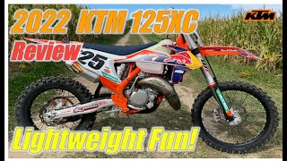 2022 KTM 125XC Review [upl. by Kristos132]