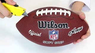 Qué Hay Dentro de un Balón de Fútbol Americano de la NFL [upl. by Polash290]