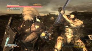 Metal Gear Rising Revengeance  All QTE Failures HD [upl. by Shirl679]