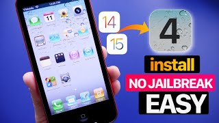 Install OLD iOS on Any iPhone  EASY NO JAILBREAK or Computer Required [upl. by Sirret]