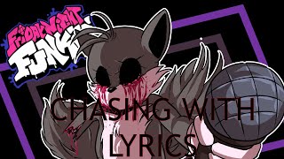 Tails EXE  Chasing With Lyrics  Friday Night Funkin Cover [upl. by Saunder]