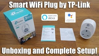 TPLink HS100 WiFi Smart Plug Unboxing and Setup Review [upl. by Etteloc]