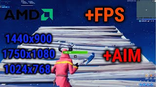 Resolución estirada en fortnite para AMDFUNCIONA [upl. by Ardnola863]